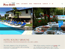 Tablet Screenshot of hotelbolero.it
